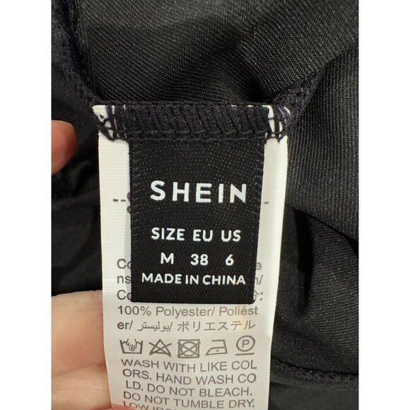 Shein Split Thigh Bustier Lace Maxi Dress, size medium - Picture 13 of 15